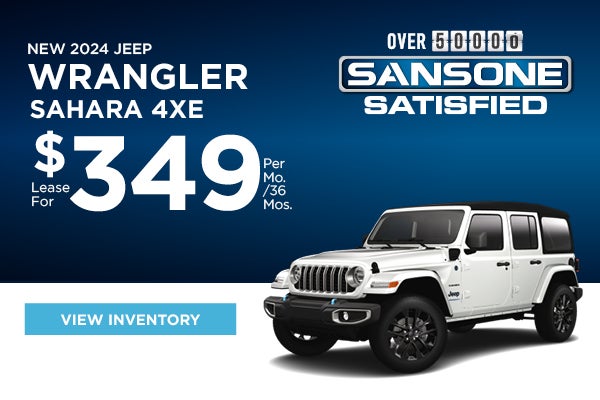 New 2024 Jeep Wrangler Sahara 4xe - $349/36 months